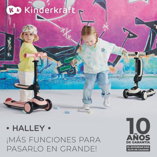 Kinderkraft - Trotinete Tri-scooter Halley Verde
