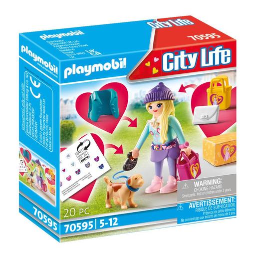 Playmobil - Rapariga Fashion com cão 70595