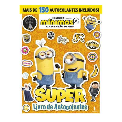 Minions 2: A Ascensão de Gru - Super livro de autocolantes (edición en portugués)