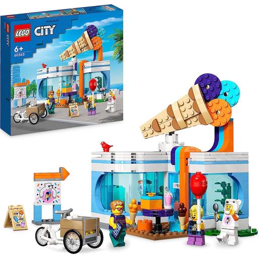 LEGO - Brinquedo de construção Sorveteria LEGO City com 3 Minifiguras 60363