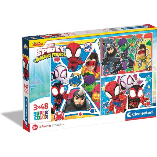 Clementoni - Puzzle Infantil de 48 Peças da Marvel Spidey ㅤ