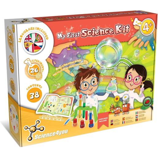 Science4you - Kit de ciências com experimentos e laboratório de química e cores
 ㅤ