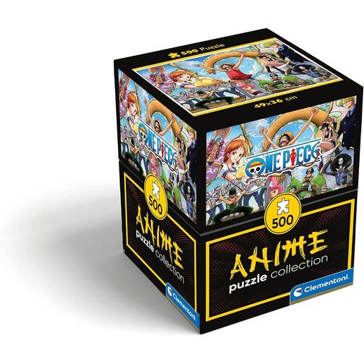 Clementoni - Puzzle cubo One Piece de 500 peças edição especial ㅤ