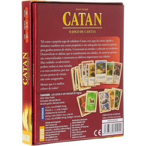 Juego de mesa Catan con cartas en portugués ㅤ