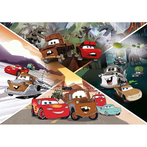 Clementoni - Cars - Puzzle infantil de grandes peças Cars na estrada ㅤ