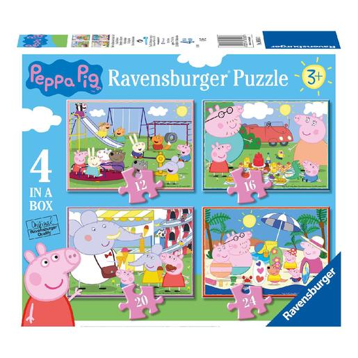 Ravensburger - Porquinha Peppa - Pack 4 puzzles