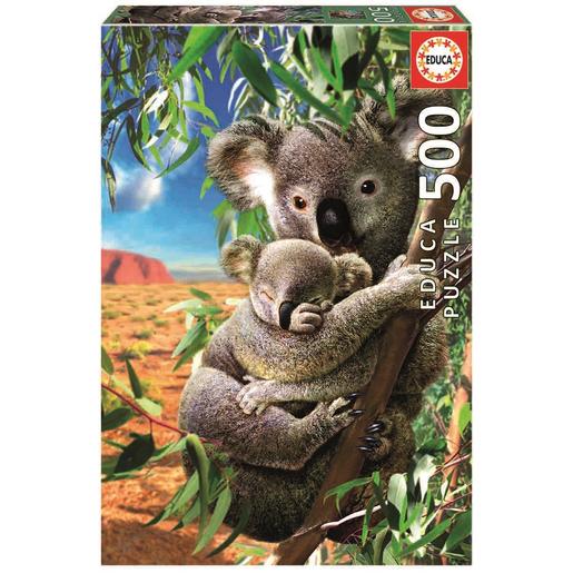 Educa Borrás - Koala com o seu cachorro - Puzzle 500 peças