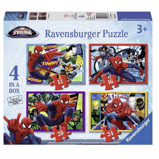 Ravensburger - Spider-man - Pack 4 puzzles progressivos