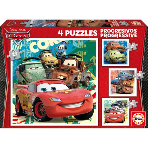 Cars - Maleta Puzzles Progressivos Cars 2