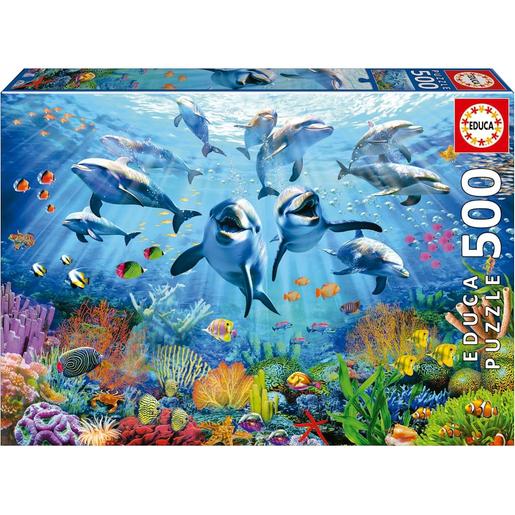 Educa Borras - Puzzle Fiesta Oceánica 500 Peças ㅤ