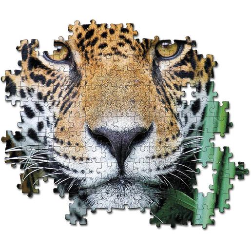 Clementoni - Puzzle de 500 peças com imagem de Jaguar na Selva ㅤ