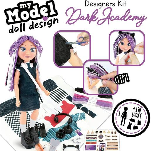 Kit de diseño de moda para muñeca estilo academía oscura ㅤ