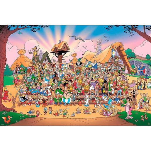 Póster familiar do grupo Asterix (91,5 x 61 cm)