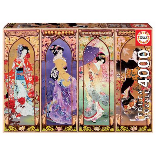 Educa Borrás - Collage japonês - Puzzle 4000 peças