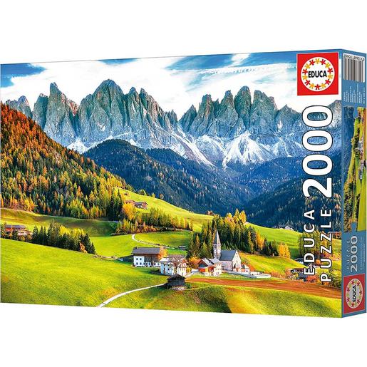 Educa Borras - Puzzle de 2000 Piezas Otoño en Las Dolomitas ㅤ