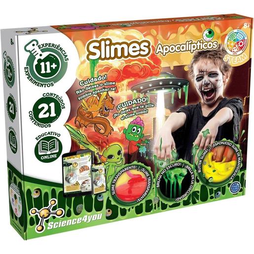 Science4you - Kit de Slime Apocalipse com Fluffly, Butter Slime e Areia Movediça de Zumbi ㅤ