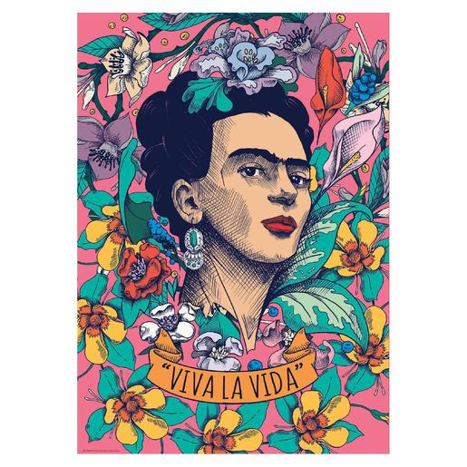 Educa Borrás - Viva a Vida, Frida Kahlo - Puzzle 500 peças