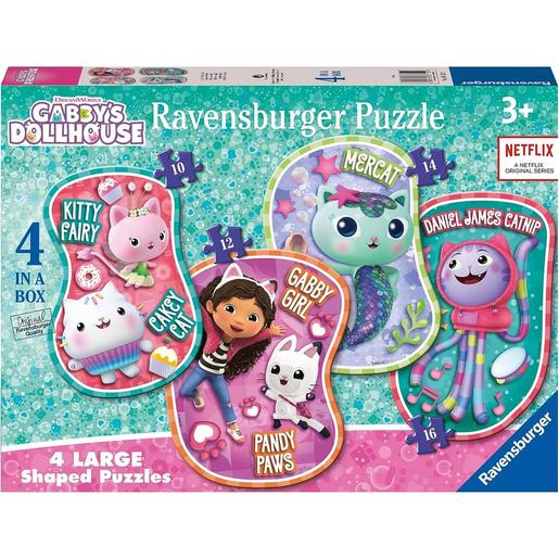 Ravensburger - Puzzle infantil de 4 en una caja, con piezas de 10, 12, 14, 16 ㅤ