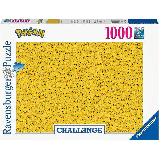Ravensburger - Pokemon - Puzzle Pikachu Challenge, coleção de 1000 peças ㅤ