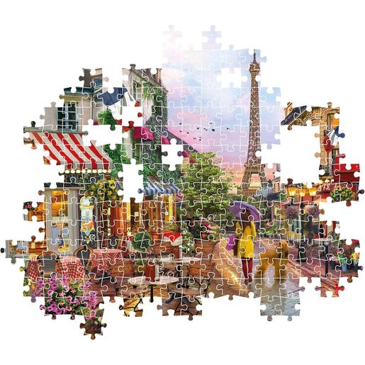 Clementoni - Puzzle 1000 peças flores em Madrid ㅤ