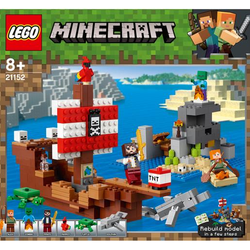 LEGO Minecraft - A Aventura do Barco Pirata - 21152