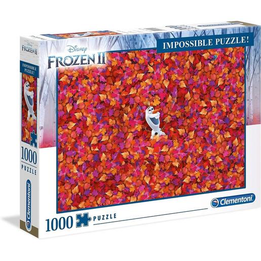 Clementoni - Frozen - Quebra-cabeças Impossível Frozen 1000 peças ㅤ
