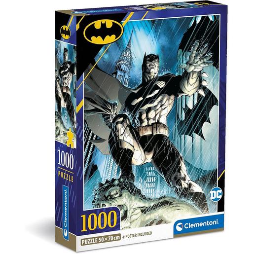 Clementoni - Batman - Puzzle do Batman de 1000 peças multicoloridas ㅤ