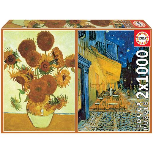 Educa Borrás - Vincent Vão Gogh - Pack puzzles 2x1000 peças
