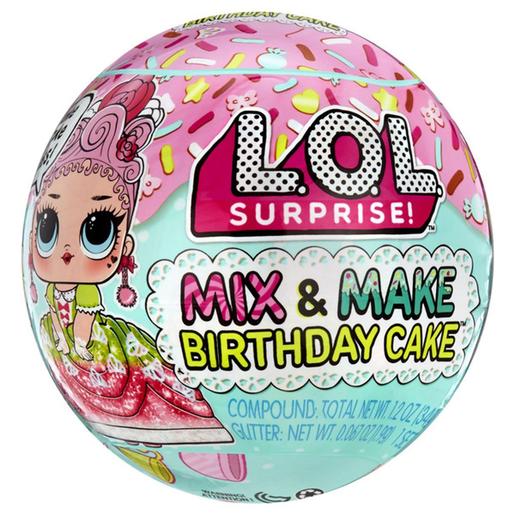 LOL Surprise - L.O.L. Surprise Boneca Mix & Make Birthday Cake (Vários modelos) ㅤ