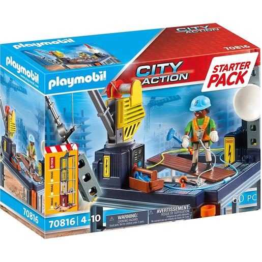 Playmobil - Starter Pack Construção com guindaste 70816