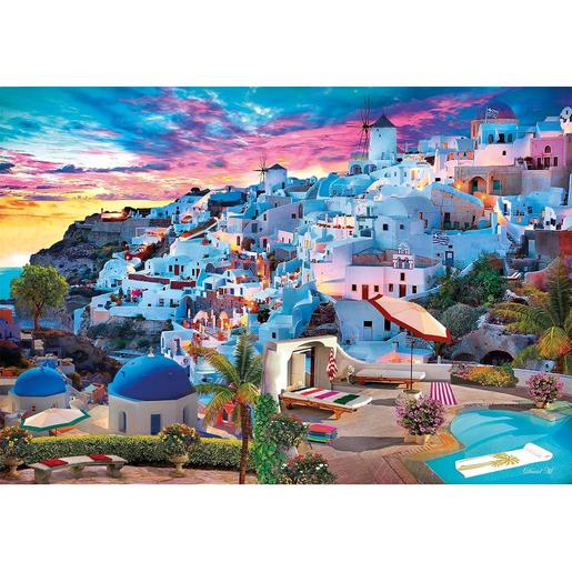 Clementoni - Puzzle adulto 500 peças vista na Grécia