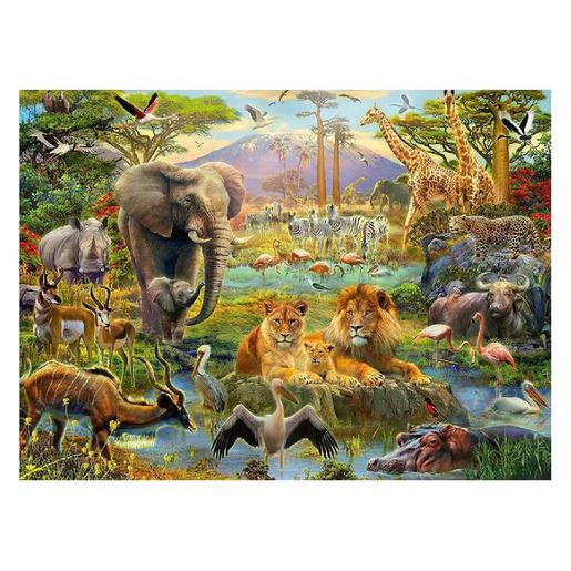 Ravensburger - Animales de la sabana - Puzzle 200 piezas XXL
