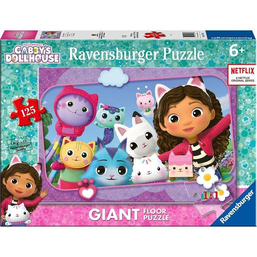 Ravensburger - Puzzle gigante de chão Gabby's Dollhouse, 125 peças para crianças ㅤ