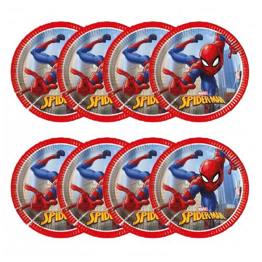 Spider-Man - Pack 8 pratos de papel