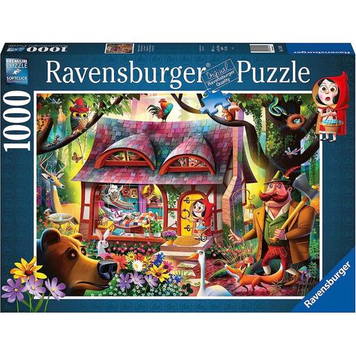 Ravensburger - Puzzle Capuchinho Vermelho, 1000 peças para adultos ㅤ