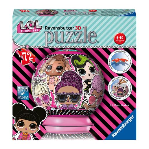 Ravensburger - LOL Surprise - Puzzleball 3D 72 Peças