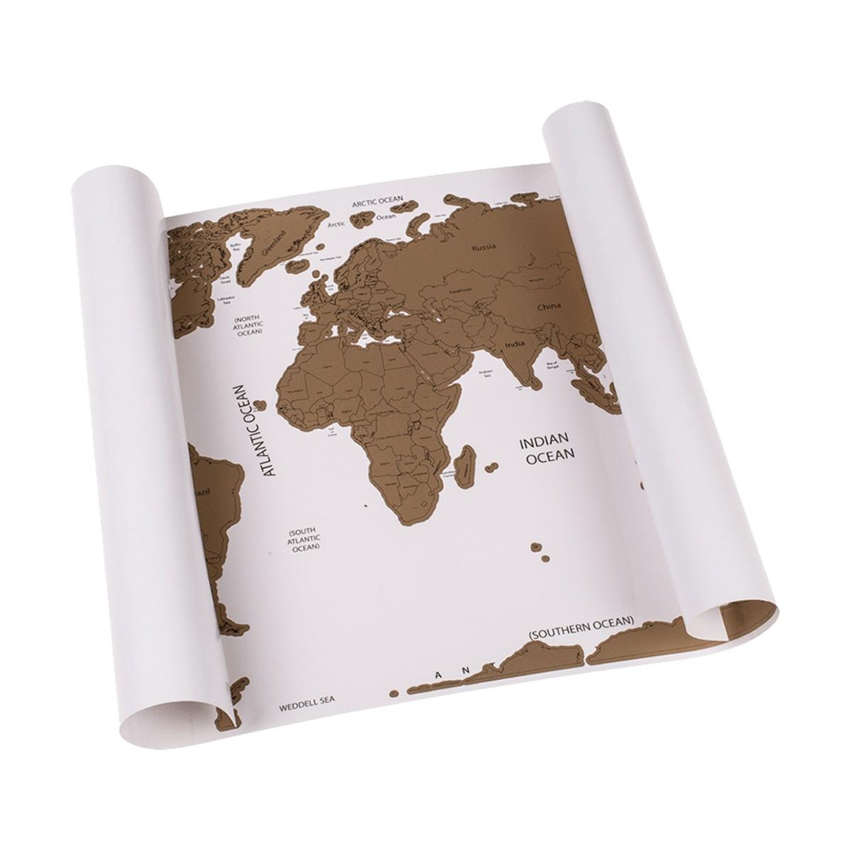 Mapa para raspar los lugares del mundo que ya visitaste !