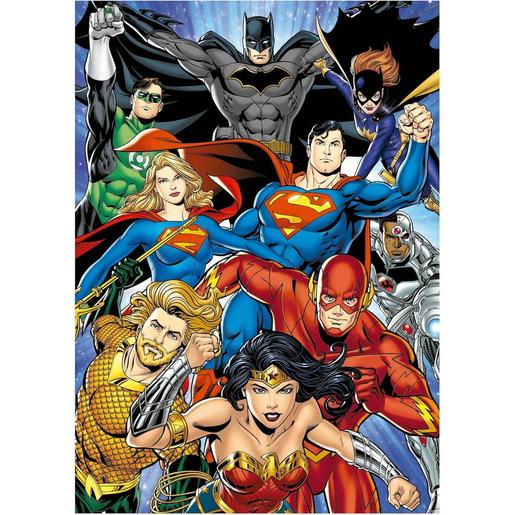 DC Cómics - Puzzle adulto 1000 peças Liga de la Justicia ㅤ