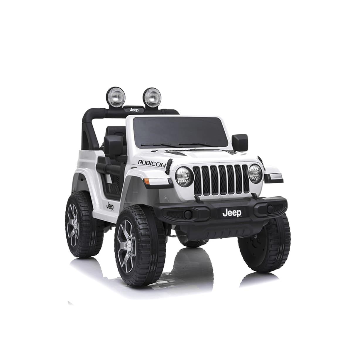 Jeep Wrangler Branco Veículo com bateria | CARROS DOIS LUGARES | Loja de  brinquedos e videojogos Online Toysrus