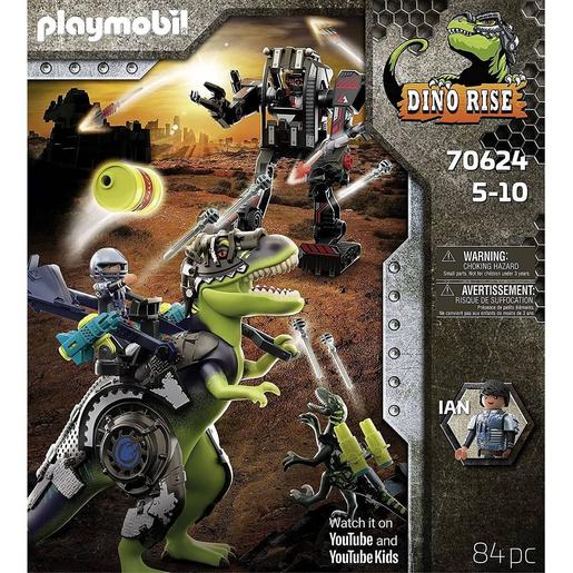 Playmobil - Dino Rise T-Rex: Batalha de gigantes - 70624