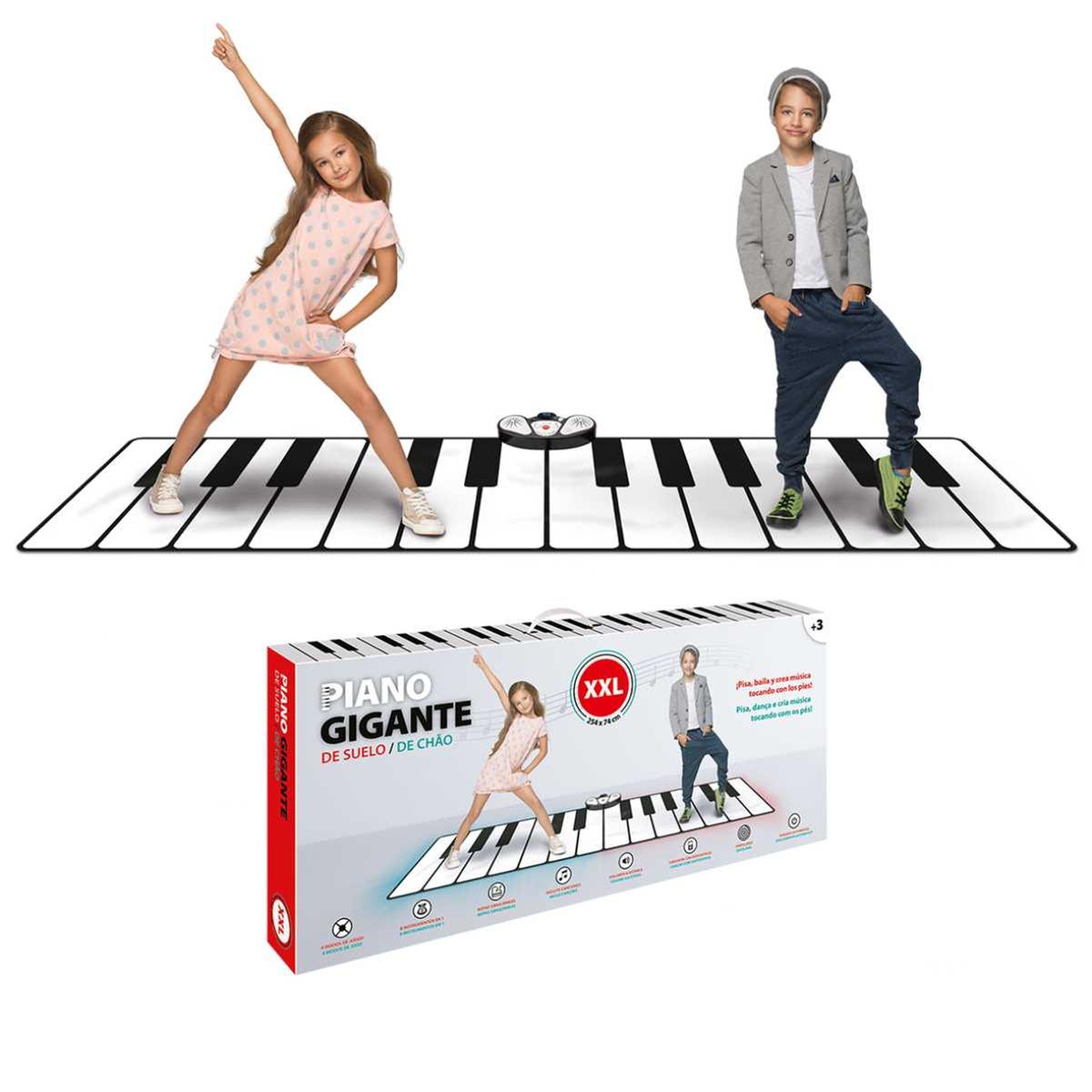 piano chão para crianças - jogo com piano pé - Brinquedos dança