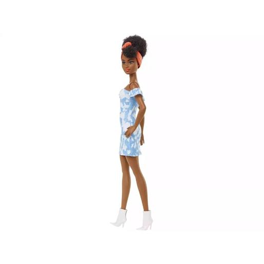 Barbie - Boneca Fashionista - vestido de ganga descolorido